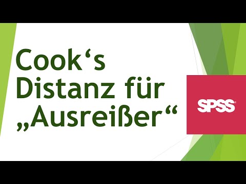 Cook-Distanz in SPSS berechnen und interpretieren - Ausreißer? - Daten analysieren in SPSS (112)