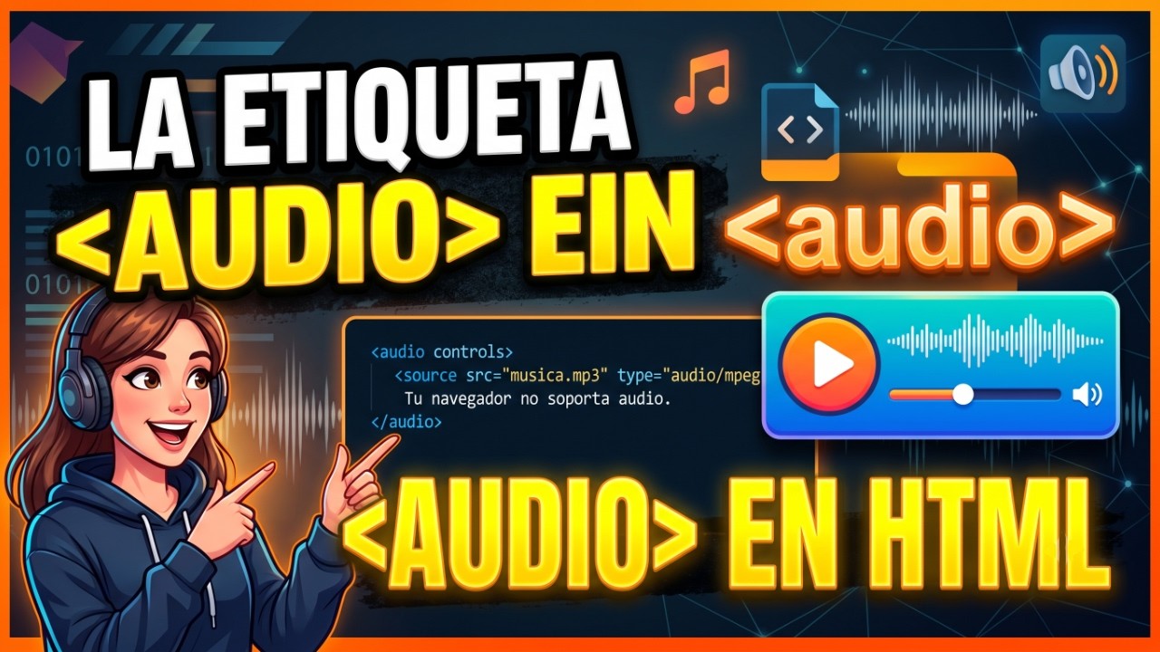 La etiqueta AUDIO en HTML