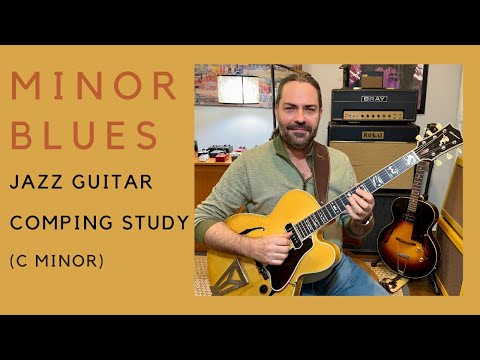 Minor Blues: Jazz Guitar Comping Study  (C minor)