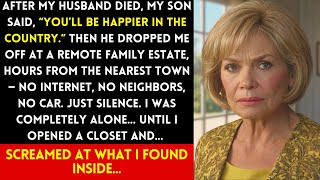 AFTER MY HUSBAND DIED, MY SON LEFT ME IN THE COUNTRYSIDE. BUT HE DIDN’T PREDICT THIS WOULD HAPPEN.
