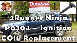 Toyota 4Runner P0304 Code - Cylinder 4 Misfire - Ignition Coil