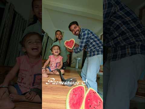तरबूज को काटकर दिल बनाये है #watermelon #reels #shortsfeed