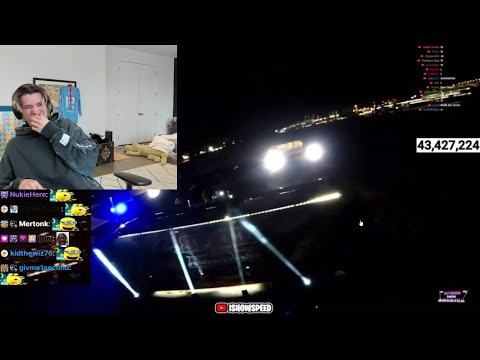 xQc Dies Laughing at iShowSpeed's Production Team Messing Up his Tour Bus Reveal