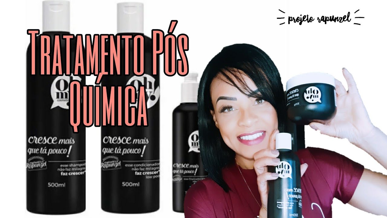 Cronograma Capilar Pós Progressiva - Etapa de Nutrição COM A Linha Oh My Cosmetics