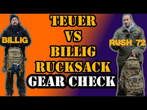 🎒 Gear Check: Rucksäcke im Vergleich. 200€ 5.11 Rush 72 vs 30€ billig Noname Model 🎒⚠️