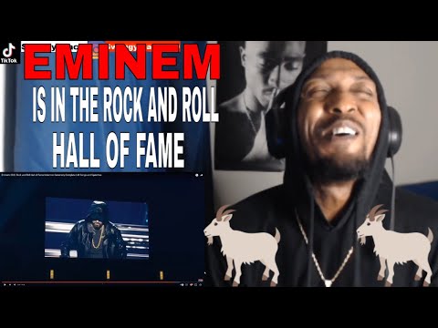 CONGRATS TO THE 🐐  EMINEM IS IN THE ROCK & ROLL HALL OF FAME REACTION