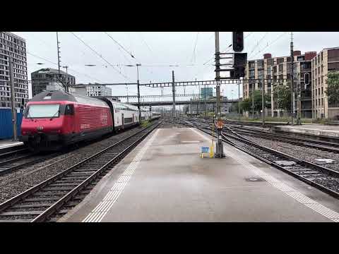 Zug Zürich HB Ausfahrt IC 8 nach Romanshorn