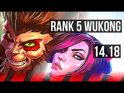WUKONG vs FIORA (TOP) | Rank 5 Wukong, 5k comeback, 6 solo kills, 42k DMG | TR Master | 14.18