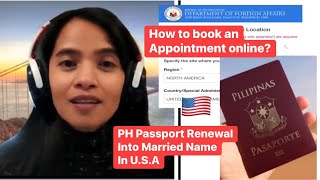How to book Appointment for Philippine Passport Renewal In U.S.A 2024  | PCG Los Angeles