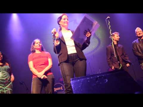 Green Day Gets Honored by Oakland Mayor Libby Schaaf, Fox Theater, Feb. 19, 2016