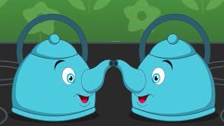 Polly Put The Kettle On Nursery Rhyme | Cartoon Animation Songs For Children