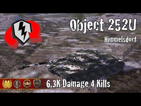 Object 252U  |  6,3K Damage 4 Kills  |  WoT Blitz Replays