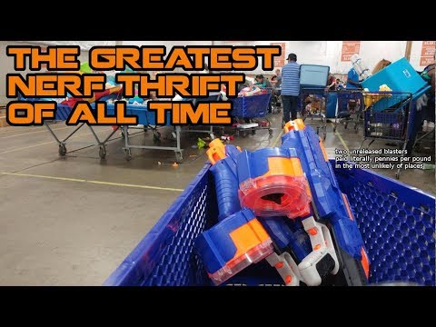 Thrifting TWO NERF INFINUS BEFORE RELEASE?! | Walcom S7