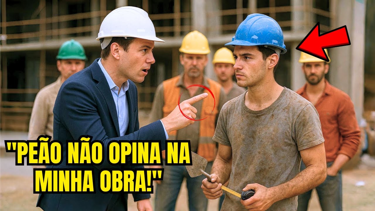 ENGENHEIRO HUMILHA PEDREIRO NOVATO SEM IMAGINAR QUE ELE O ENVERGONHARIA NA FRENTE DE TODOS