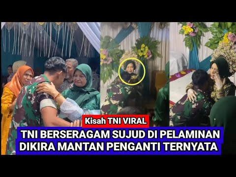 A TNI member prostrated himself at his mother's feet. It turned out her son had returned from dut...