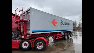 Stas S300CX 58m3 Vol alu Liftas SAF Schijfremmen tipper semi-trailer | Image 4 - Autoline