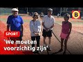 Cor (93) staat na 'coronapauze' weer op tennisbaan | Omroep Brabant