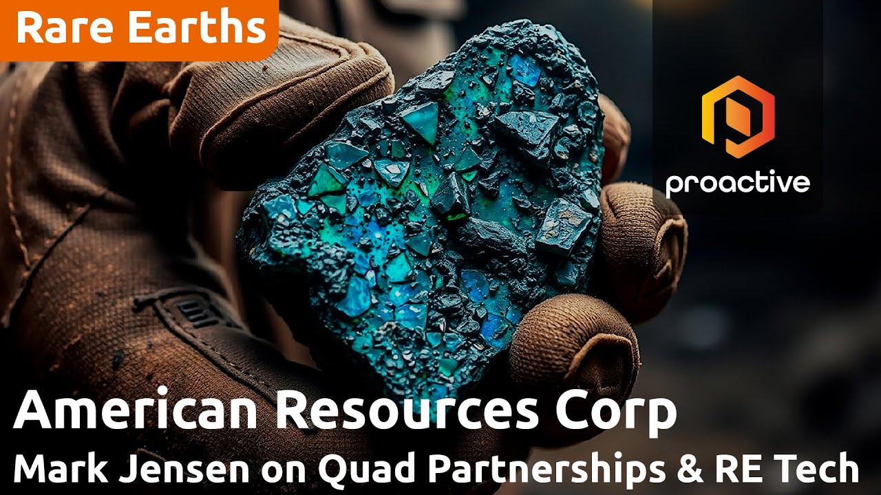 American Resources CEO on Quad Critical Minerals Initiative ad ReElement's partnerships