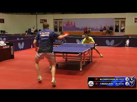 6.CHAPLYGIN - MERZLIKIN #RUSSIAN #Championships #tabletennis #настольныйтеннис