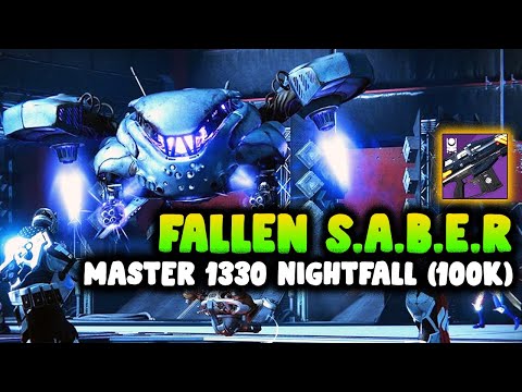 Destiny 2 - "Fallen S.A.B.E.R" Master 1330 (100k) Nightfall Ordeal | -20 Power Under