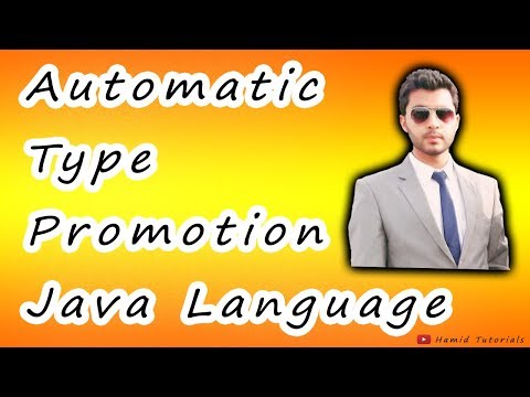 Automatic Type Promotion In Java Language Hamid Tutorials