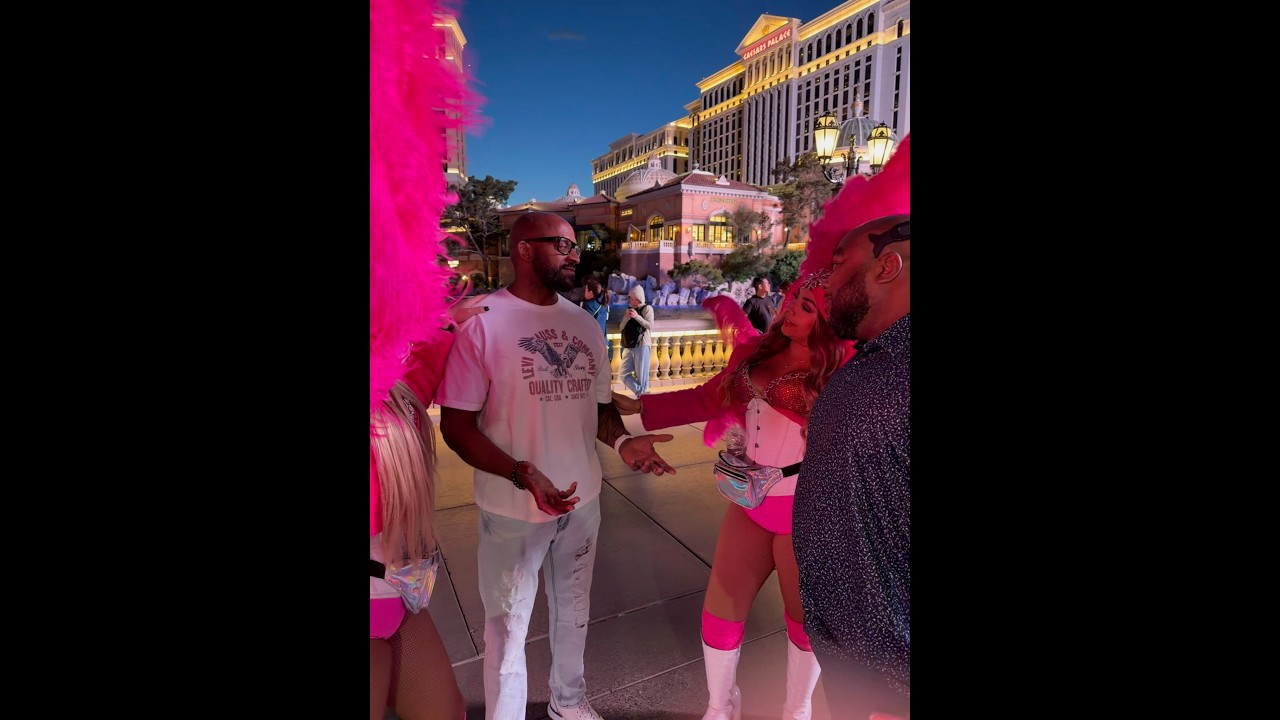 Larry listens to the pretty flamingo girls on what he should do with his marriage