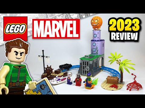 Конструктор LEGO Marvel Команда Паука на маяке Зеленого Гоблина 149 деталей (10790)