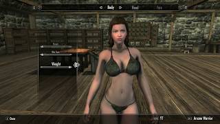 Skyrim Special Edition Mod Review BBP Sevenbase Bombshell Body w/ BIkini