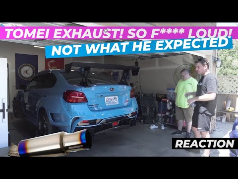 TOMEI EXPREME TI EXHAUST | INSANELY LOUD AF! NOT WHAT HE EXPECTED | 2015-2020 SUBARU WRX STI