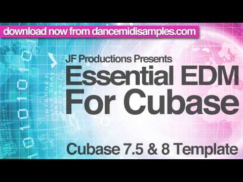 Cubase 7.5 & 8 Project - JF Productions Essential EDM For Cubase Vol 1