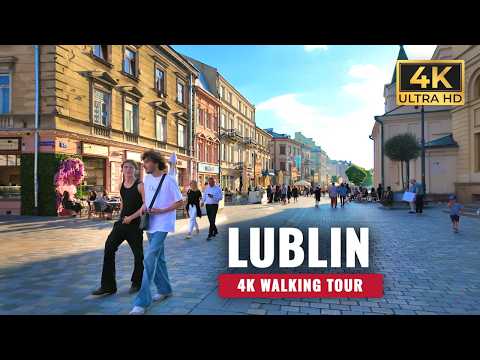 Slow & Peaceful Life in Poland – ULTIMATE 4K Walking Tour in Lublin
