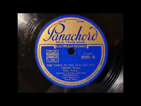 THE VOICE IN THE OLD VILLAGE CHOIR - Victor Young & His Orchestra - Sweet 1932 Ballad