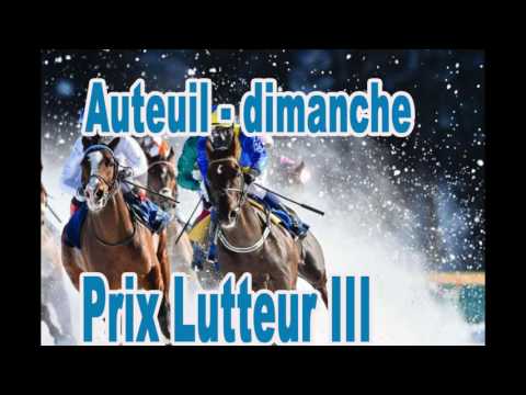 Pronostic quinté 26/03/2017 - Auteuil - Prix Lutteur III - Dimanches au Galop