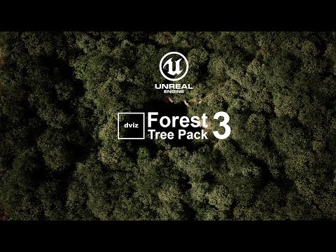 The MOST REALISTIC dviz TREE PACK ever !! UNREAL ENGINE 4 and UNREAL ENGINE 5 !!