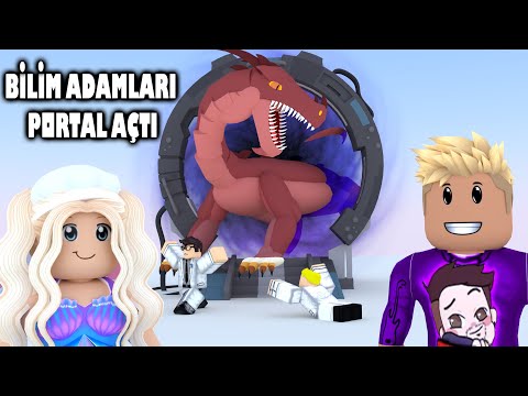 Bilim Adamları Portal Açtı Şehri Canavarlar Bastı | Roblox Brookhaven