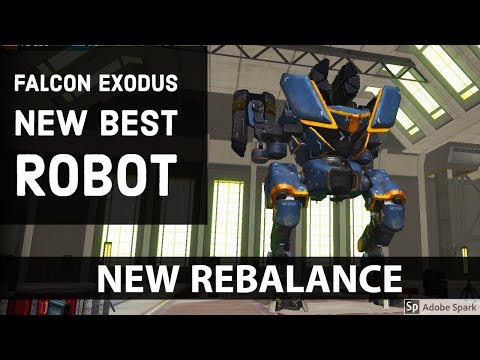 Falcon Exodus - New Best Robot 😨 War Robots Rebalance - Best Falcon Setup/Build