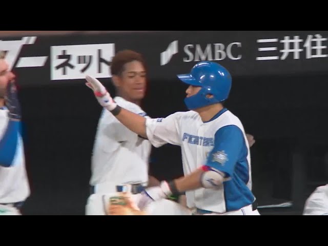 【7回裏】どでかい一発!! ファイターズ・野村佑希 完璧な打球はレフトへのソロホームラン!! 2023年9月28日 北海道日本ハムファイターズ 対 千葉ロッテマリーンズ