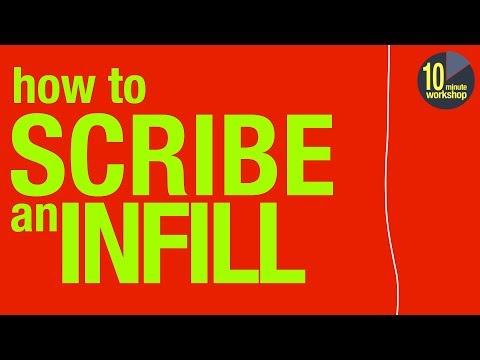 How to Scribe an infill or filler strip. P1 of 3 [video 352][Gifted/Ad**]