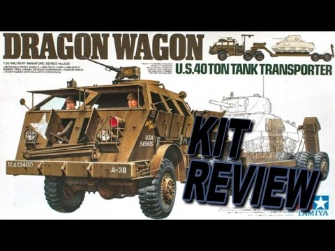 US 40ton Dragon Wagon Model Vehicle 4950344352302 1/35 by Tamiya