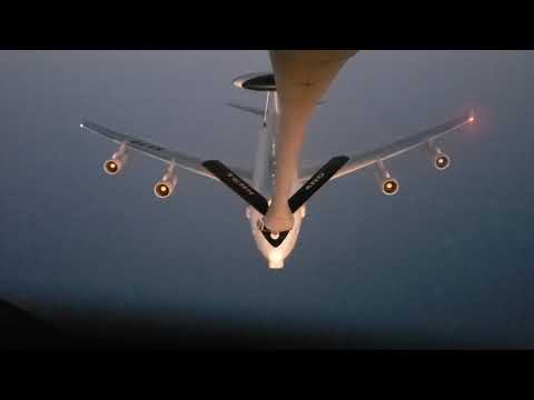 Refueling AWACS