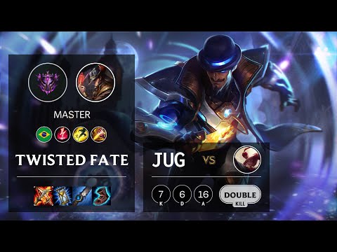 Twisted Fate Jungle vs Lee Sin - BR Master Patch 10.13