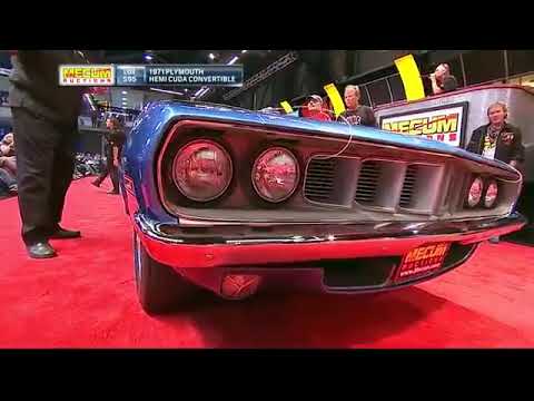 MECUM SOLD $3.5 Million   1971 Plymouth Hemi Cuda Convertible
