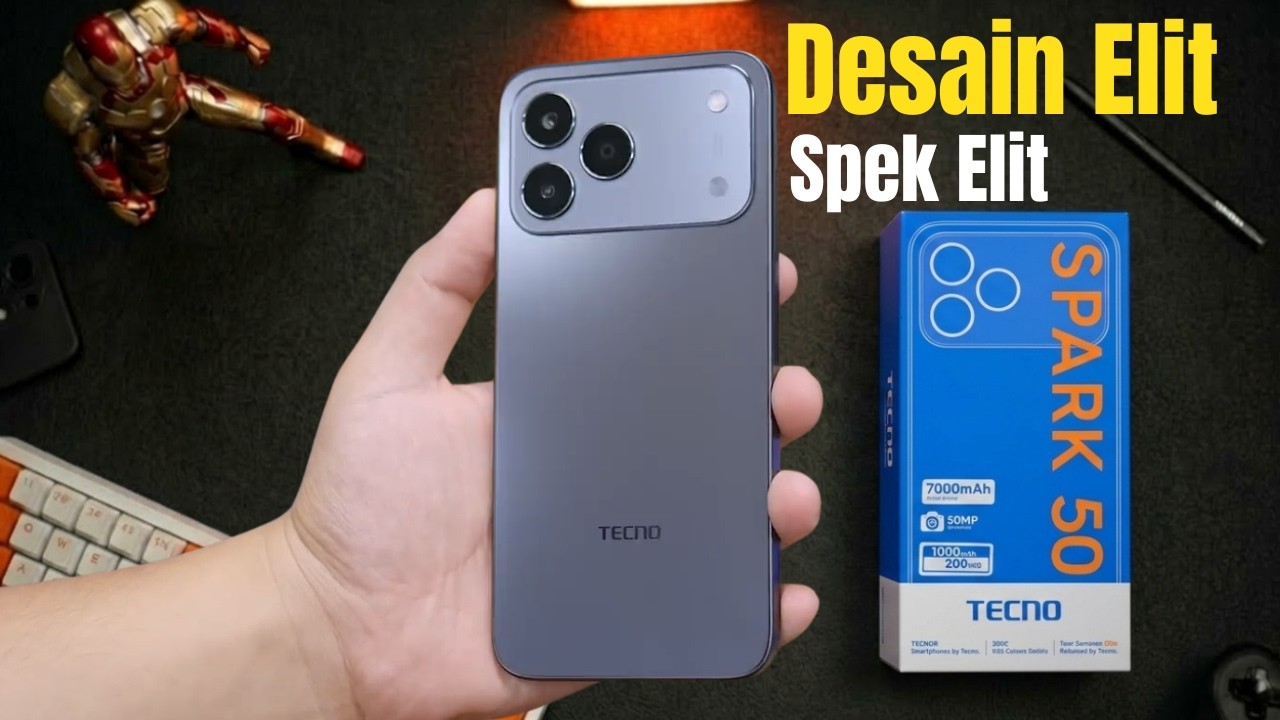 1 JUTAAN DOANG NIH‼️TECNO SPARK 50 - SPEK UPGRADE DESAIN BERKELAS