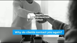 Why do clients contact us again?