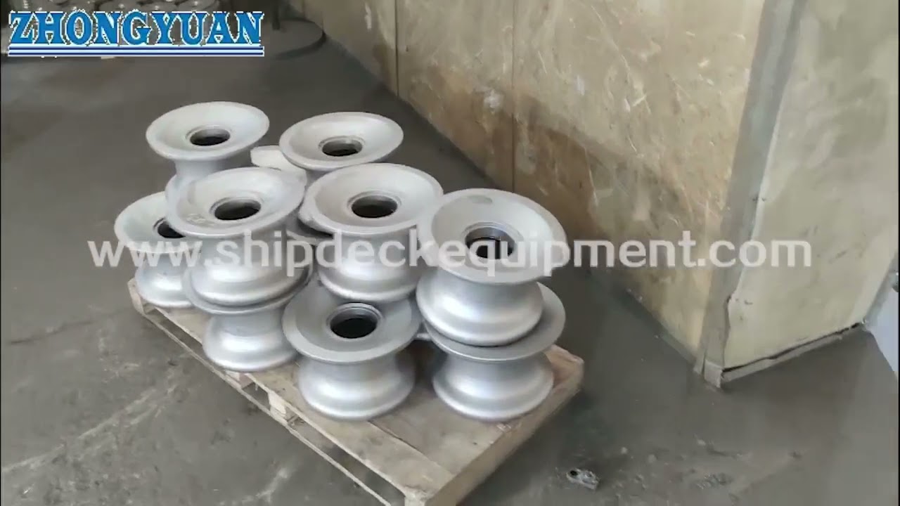 JIS F 2014 Form DF DS Closed Type 3 Rollers Shipside Fairlead Ship Mooring Equipment