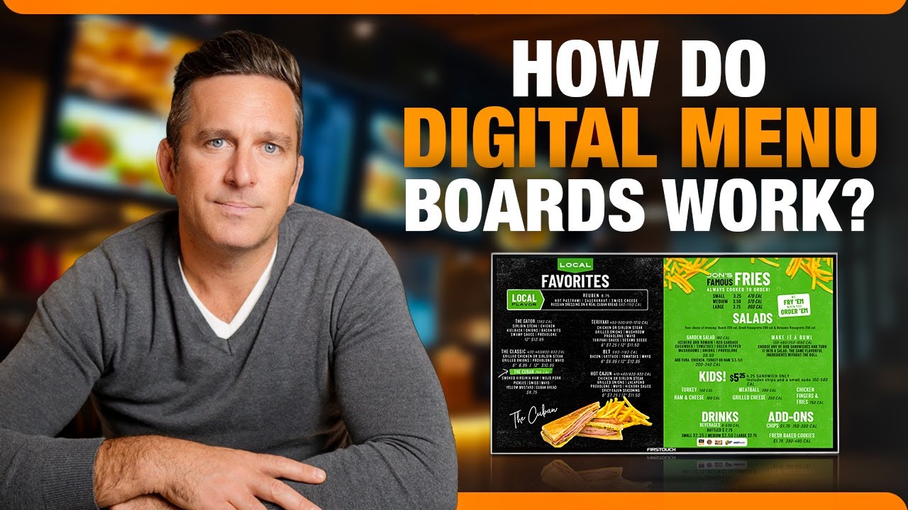 How Do Digital Menu Boards Work?
