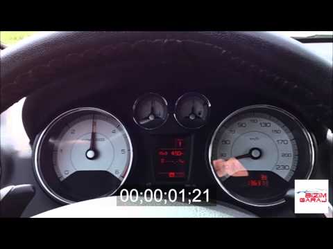 Peugeot 308 1.6 HDi 110HP 0-100 KM Acceleration (Auto6R)