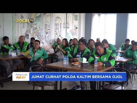 JUMAT CURHAT POLDA KALTIM BERSAMA OJOL