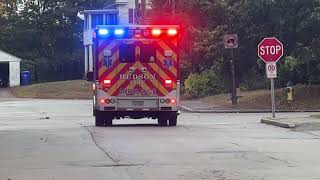 Hudson NH A4 responding to an MVA 9/24/2025