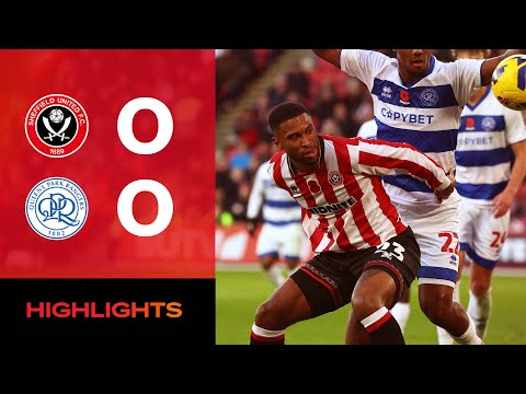 Sheffield United 0-0 Queens Park Rangers | EFL Championship highlights